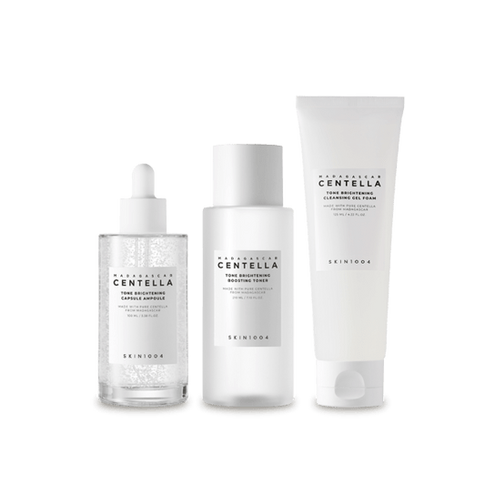 SKIN1004 Tone Brightening Set (Capsule Ampoule + Boosting Toner + Cleansing Gel Foam)
