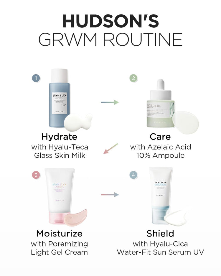 Hudson's GRWM (Get Ready With Me) set, Your SKIN1004 Essentials for an Everyday Glow